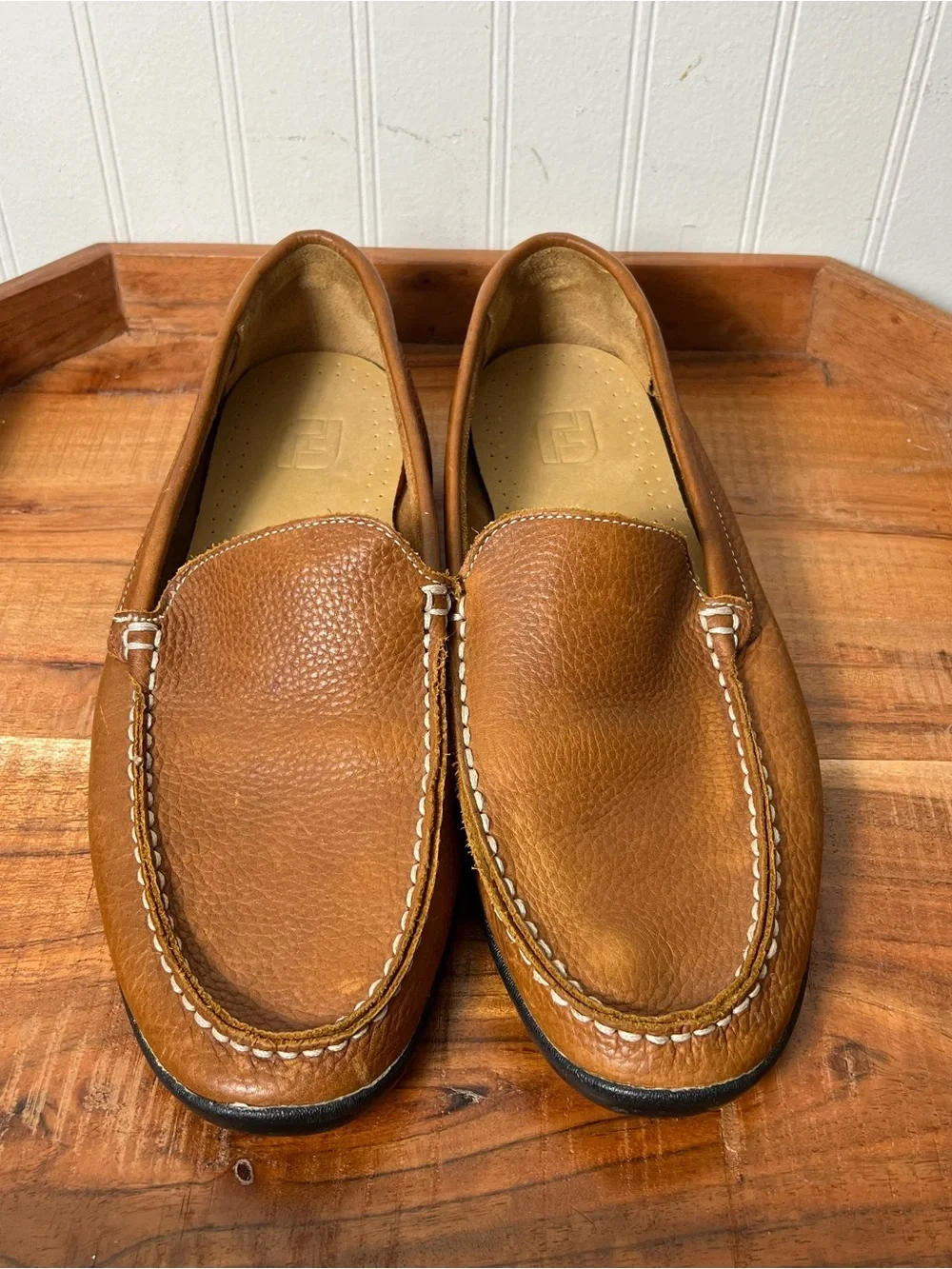FootJoy Club Casuals Leather Loafer Mens Golf Shoe